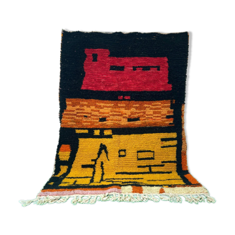 Large artisanal Moroccan rug 2.5 x 1.5 m