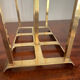 Modernist brass magazine rack circa 1940