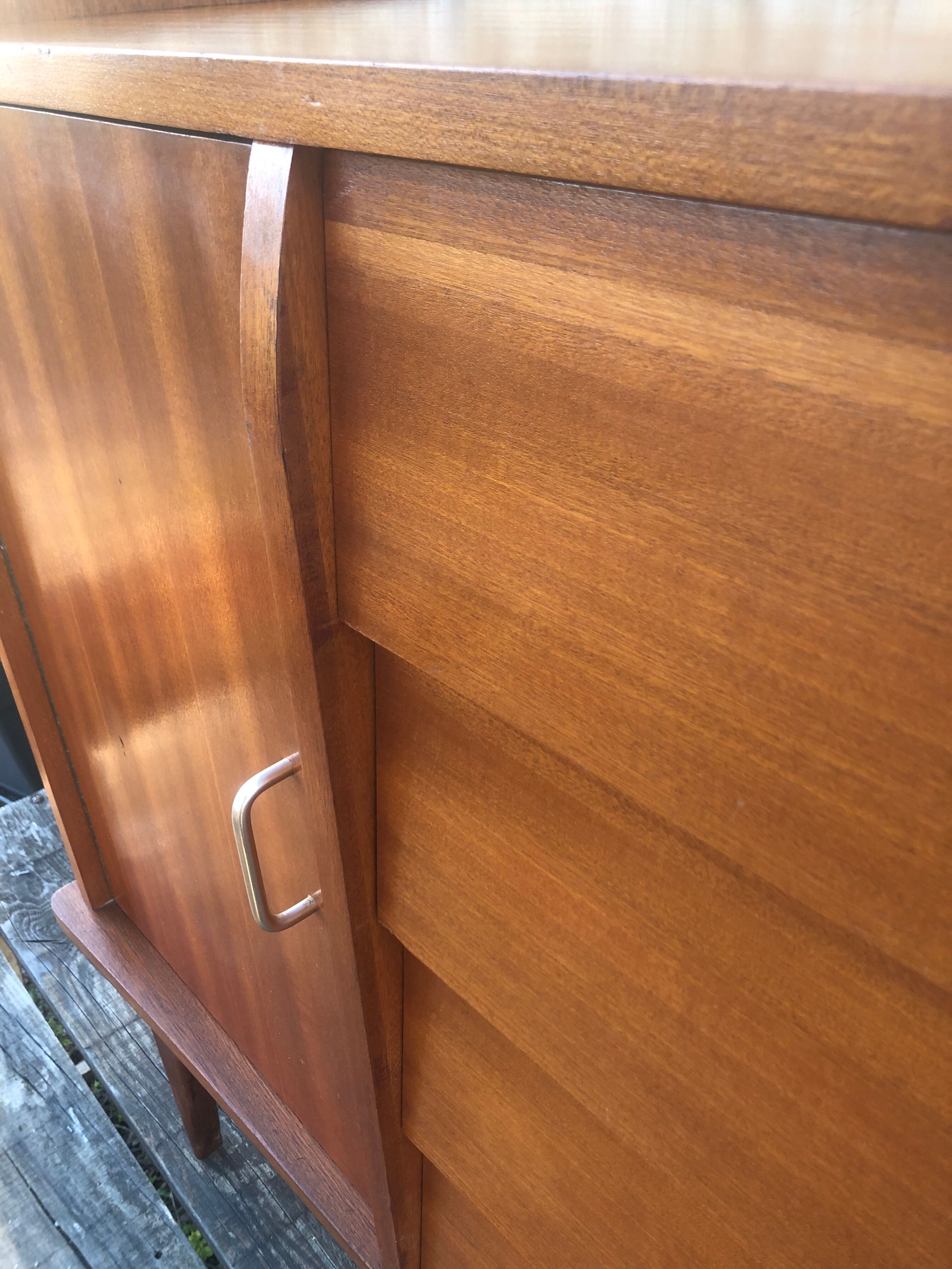 Scandinavian chest of drawers with 4 drawers and storage, circa 60's