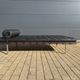Knoll Barcelona Daybed Black Sabrina leather AS NEW!! Mies van der Rohe