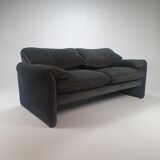 Maralunga Two Seater Sofa by Vico Magistretti for Cassina, 1970s