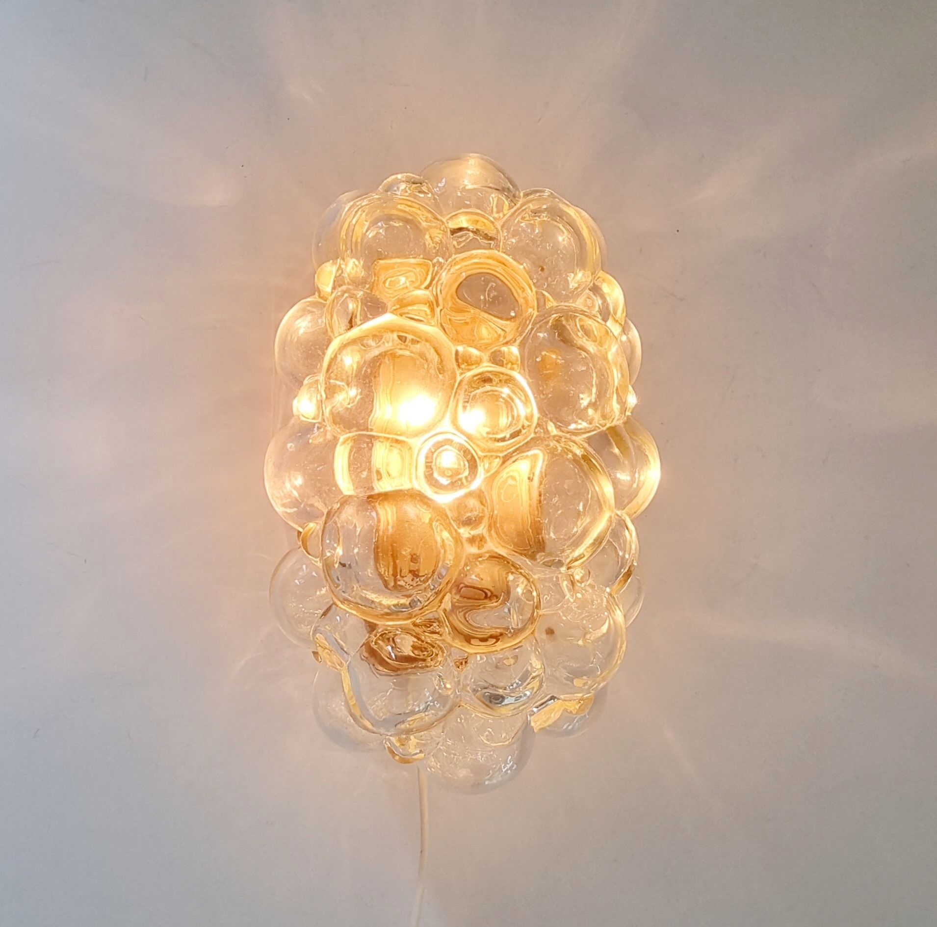 Sconce by Helena Tynell for Glashütte Limburg, Germany, 1960