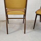 Set of 6 vintage Scandinavian chairs 50/60