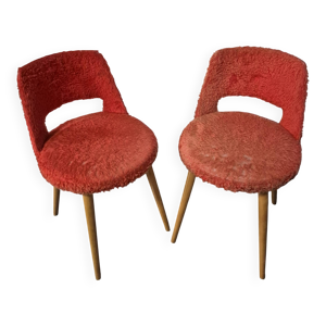 Lot de 2 chaises fauteuil - moumoute