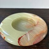 Vintage onyx ashtray natural stone