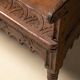 Chaise en chêne à lambris du début du 19e siècle