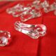 Set of 12 Art Deco crystal knife holders by Christian Eldé