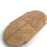 Petit meuble bar art déco vintage incurvé / meuble à thé / vitrine