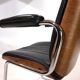 Set of 4 Martin Stoll Leather Dining/Conference Chairs by Professor Karl Dittert
