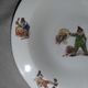 2 bowls of porridge child porcelain of Limoges art deco period