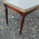 Table basse ancienne style louis xvi avec plateau marbre