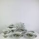 Windsor tea service Ridgway Staffordshire English earthenware, 6 cups