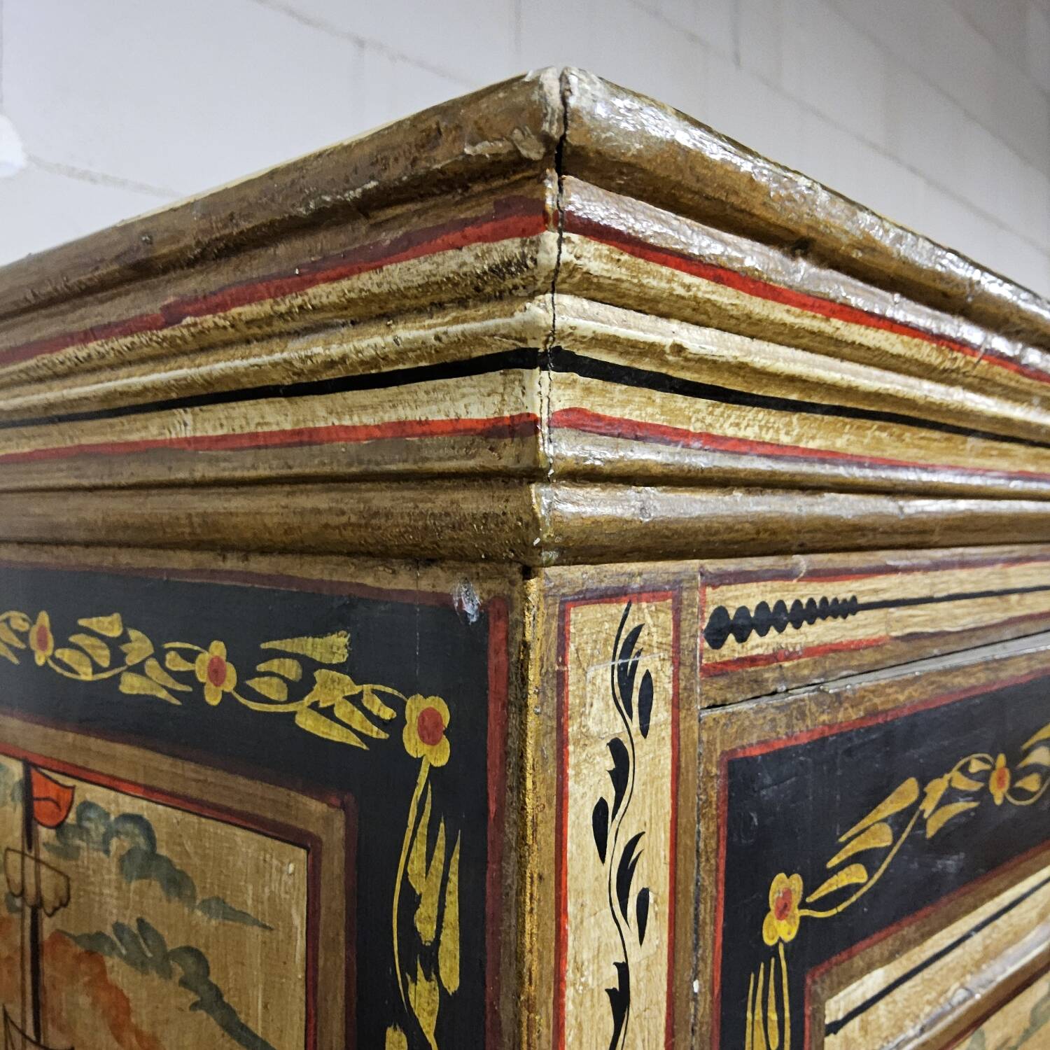 Vintage Indian wardrobe (nautical / ships) bohemian