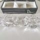 Salt and pepper shaker signed Daum design 70s in their original box