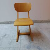 Chaise d'ecole vintage 1960, Casala