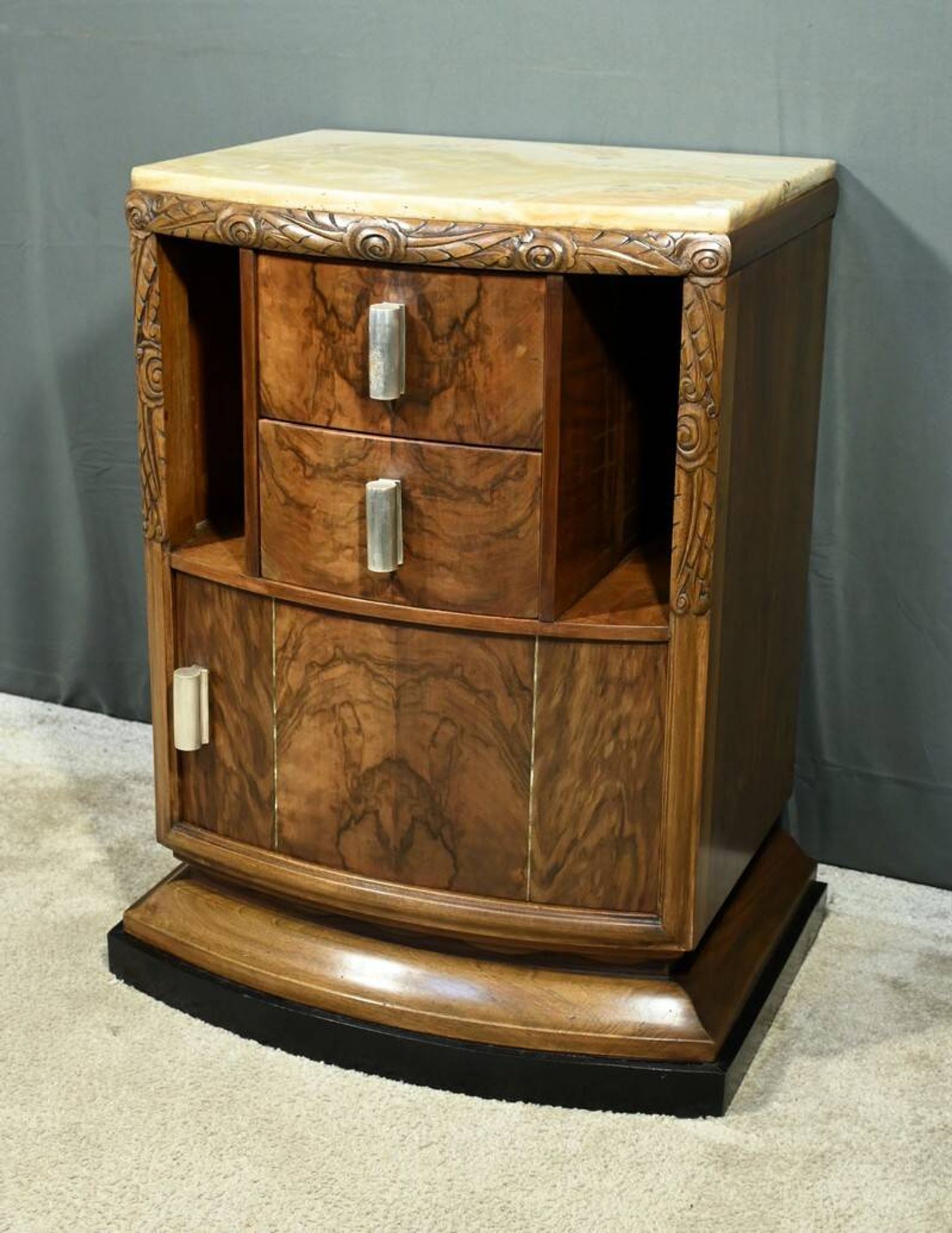 Chevet en Ronce de Noyer, Art Déco – 1930