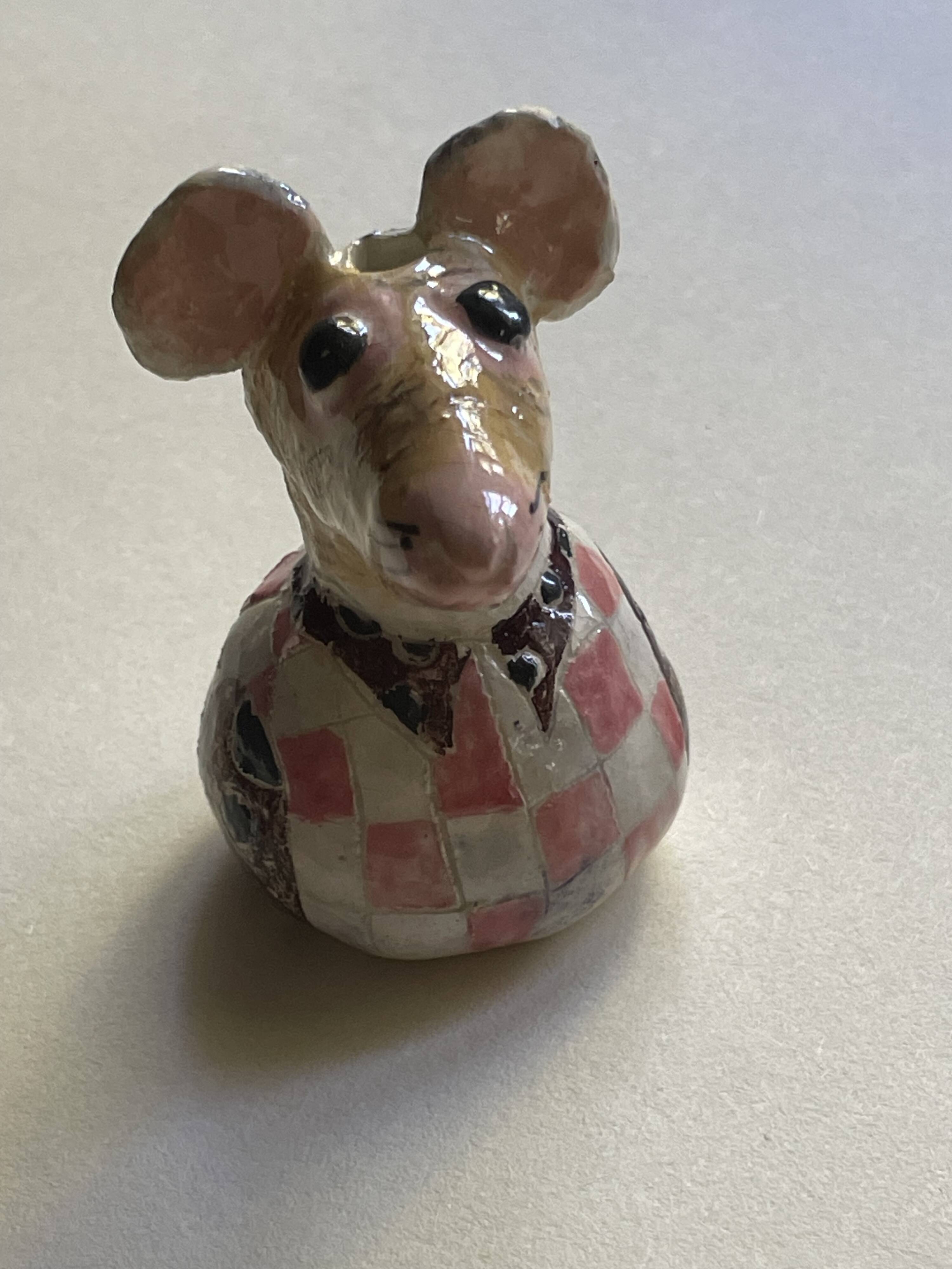 Small "bud vase" in glazed ceramic