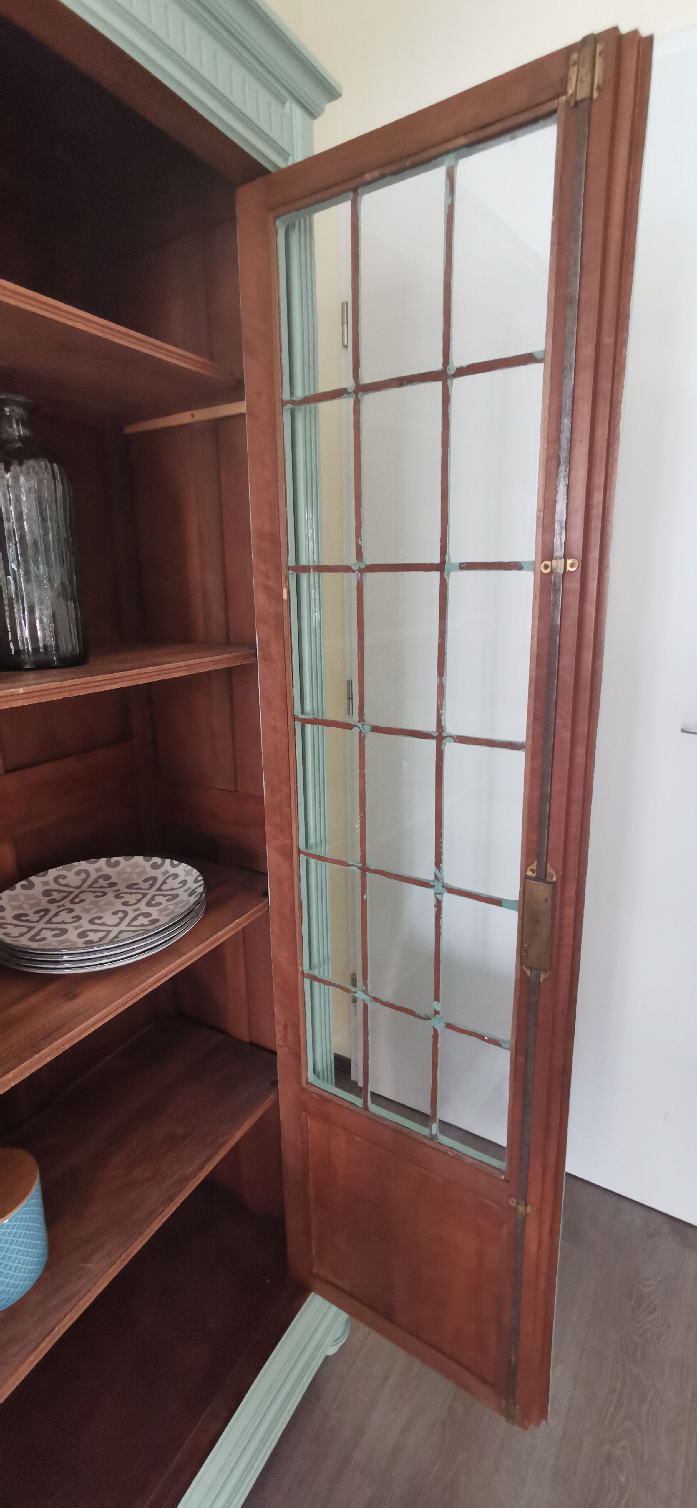 Parisian glass cabinet