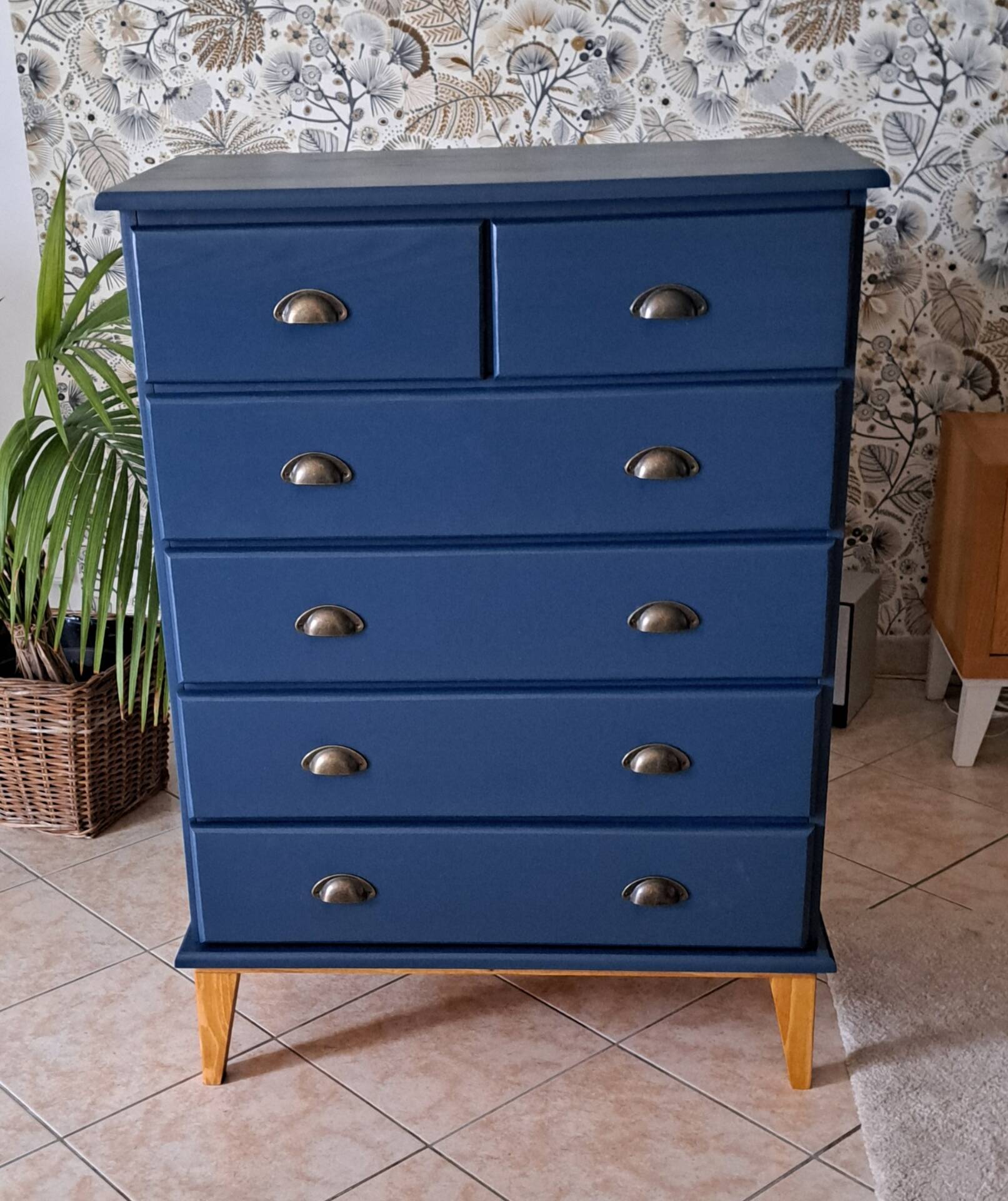 Commode blue ganne