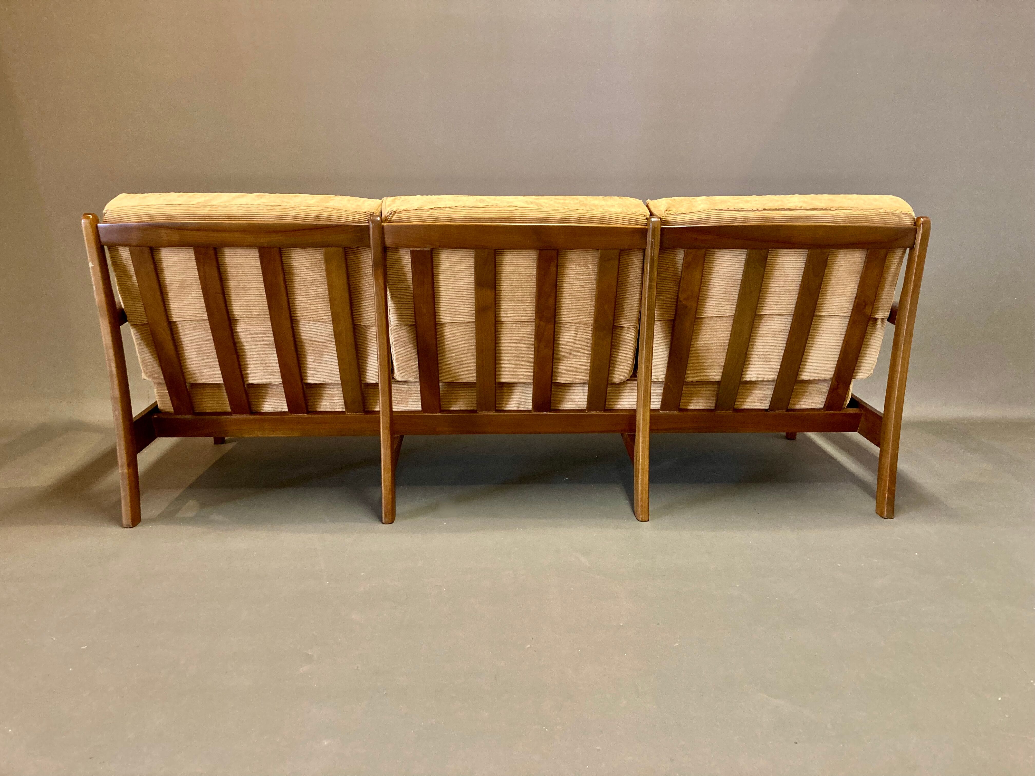 3-seater Scandinavian design sofa 1950.