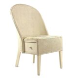 Lloyd Loom Studio style chair with drawer