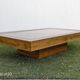 Table Basse Roméo Rega, écailles de pin, vintage 1970 Design