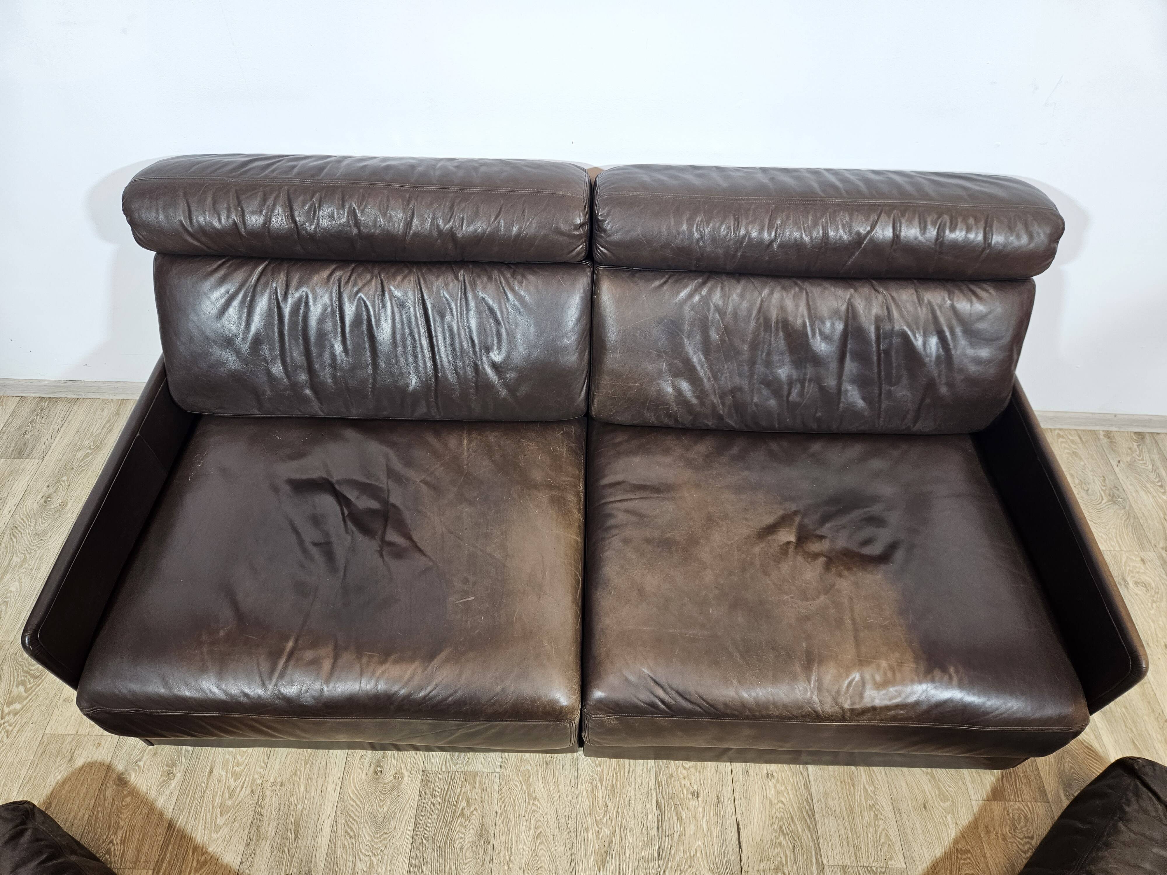 De Sede DS76 sofa, Switzerland, 1970s.