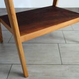 2-tier wooden coffee table from the 50s and 60s