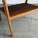 Table basse en bois 2 niveaux années 50-60