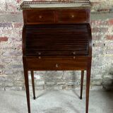 Louis XVI style mahogany cylinder desk 1900s
