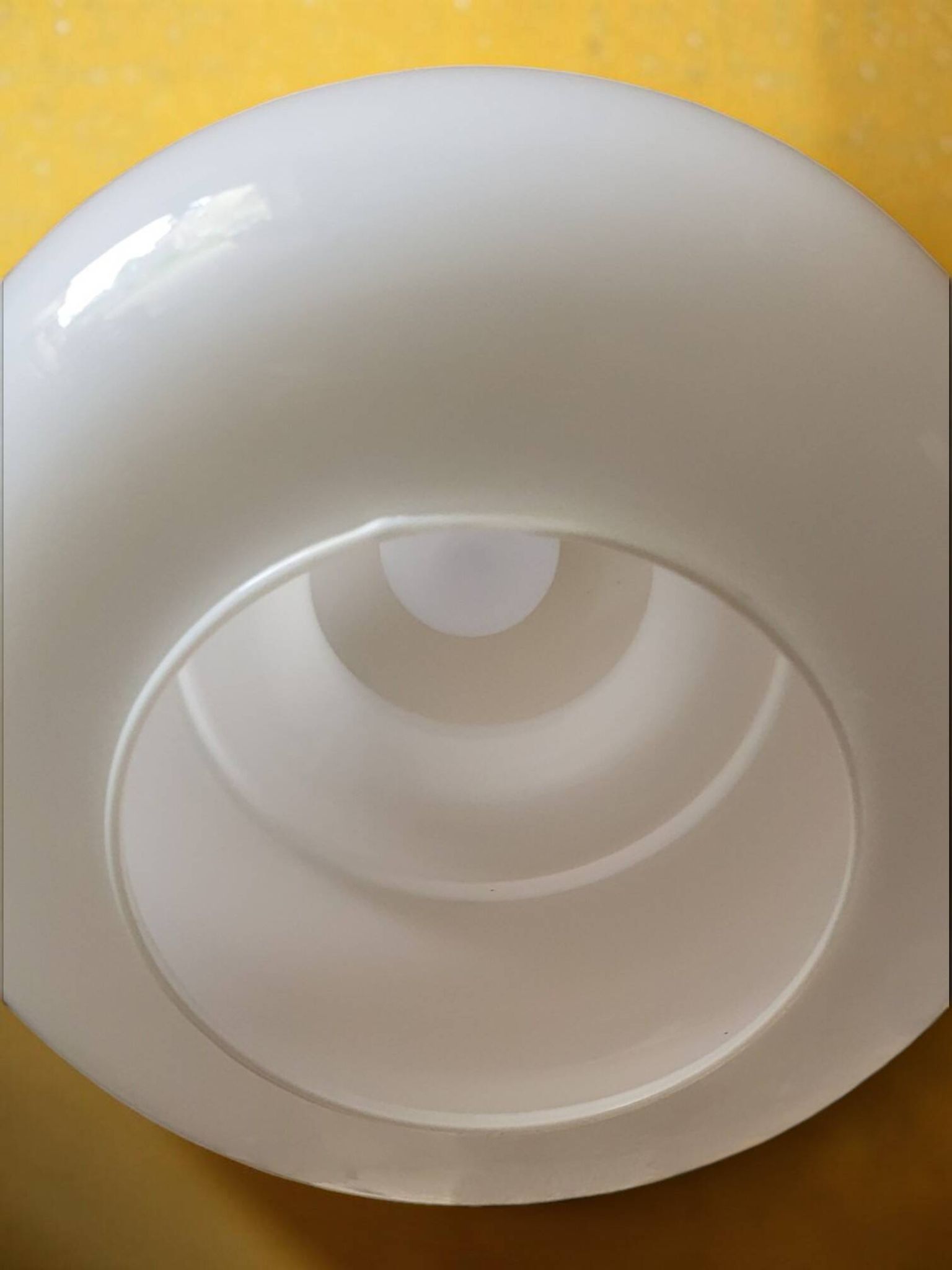 Suspension en verre opalin 1970's