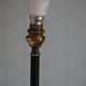 Lampadaire moderniste métal bois