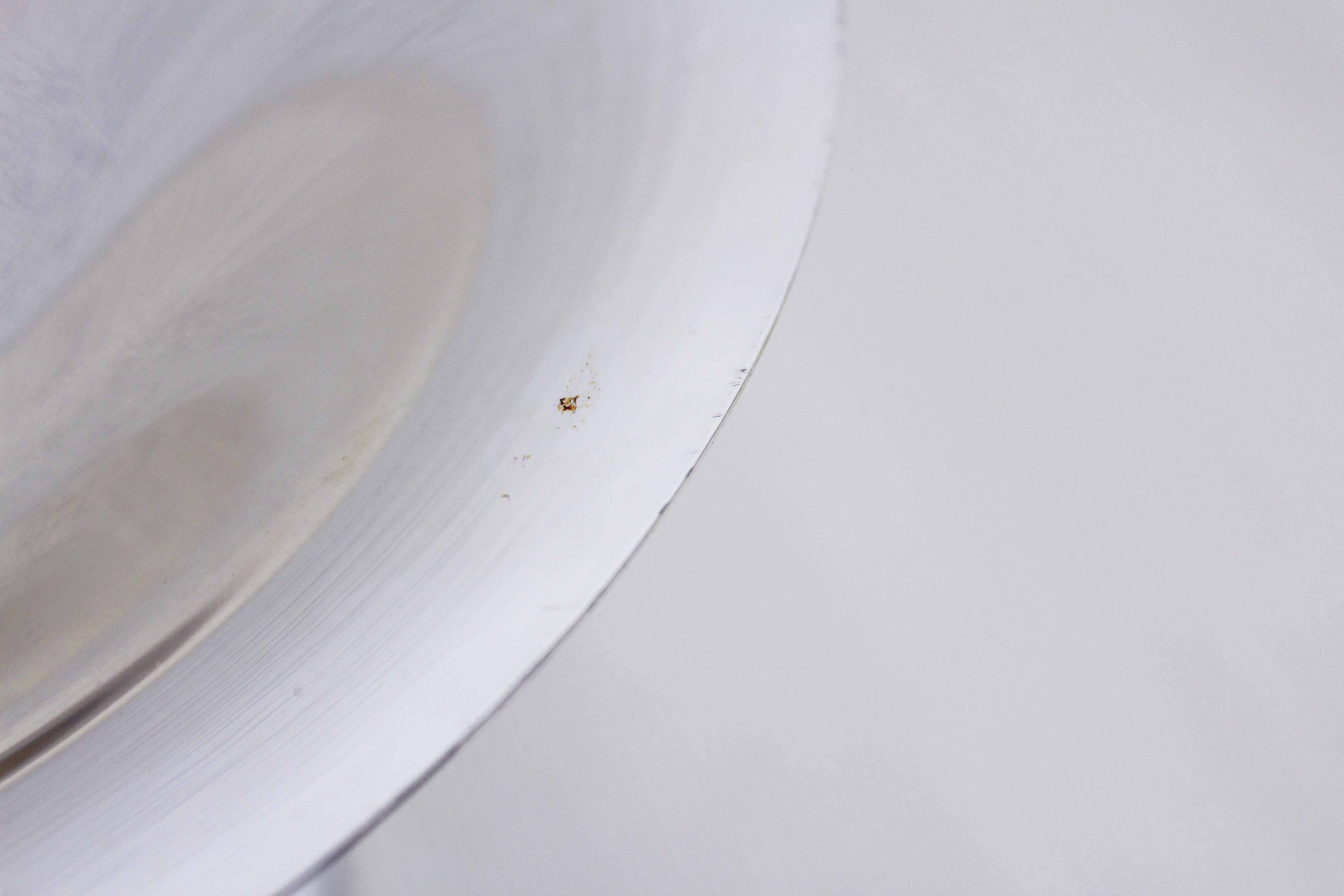 Silver-plated and lucite cup
