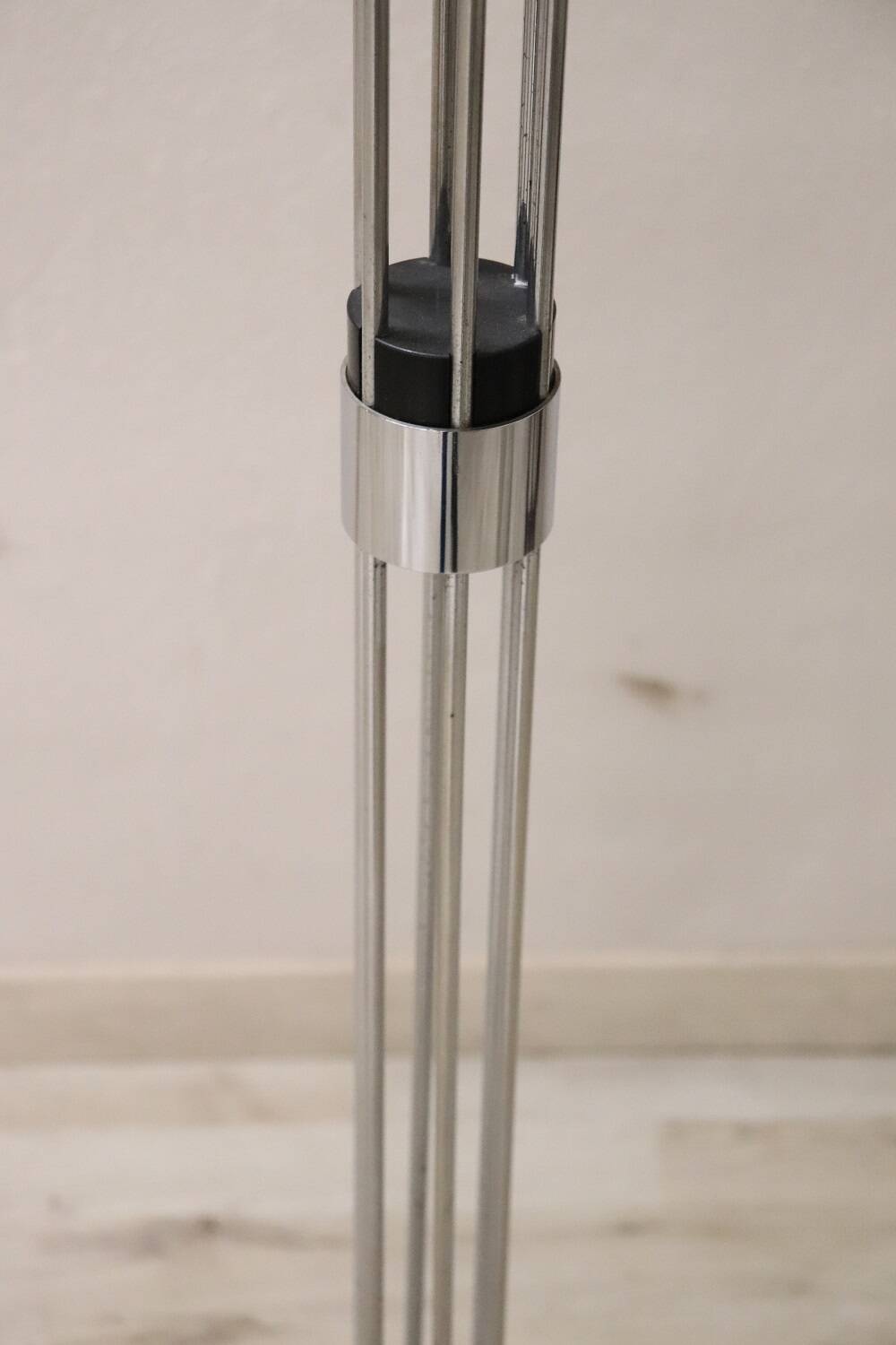 1970s chrome floor coat rack