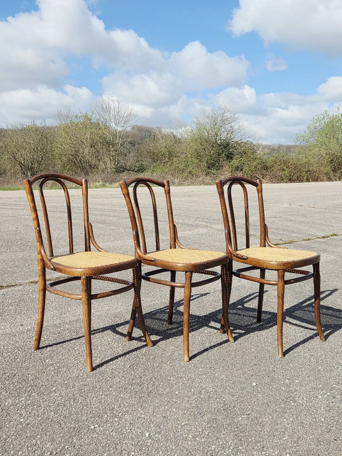 Set of 6 Bistro Chairs No. 56 Thonet