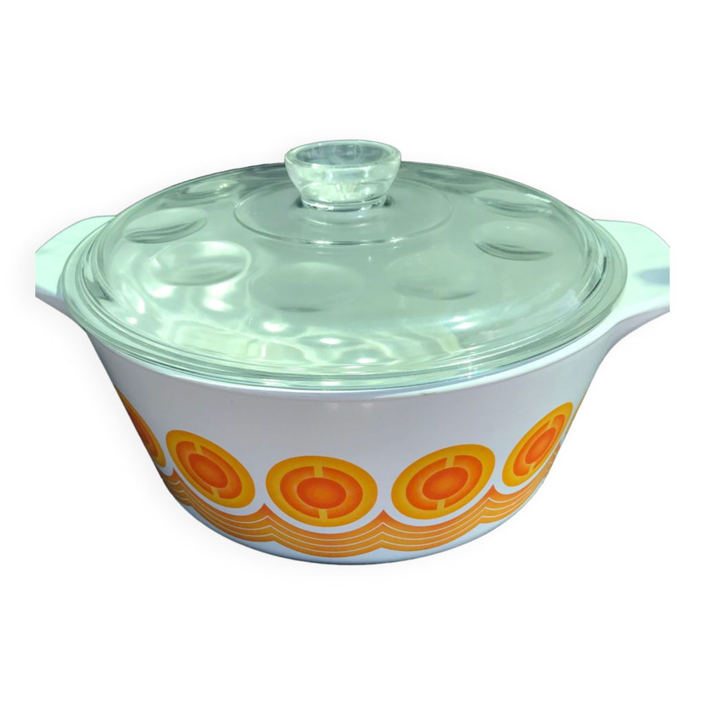 Grande cocotte ovale Cousances / Le Creuset 33 cm – Fonte émaillée – Vintage
