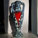 Vase bleu fat lave