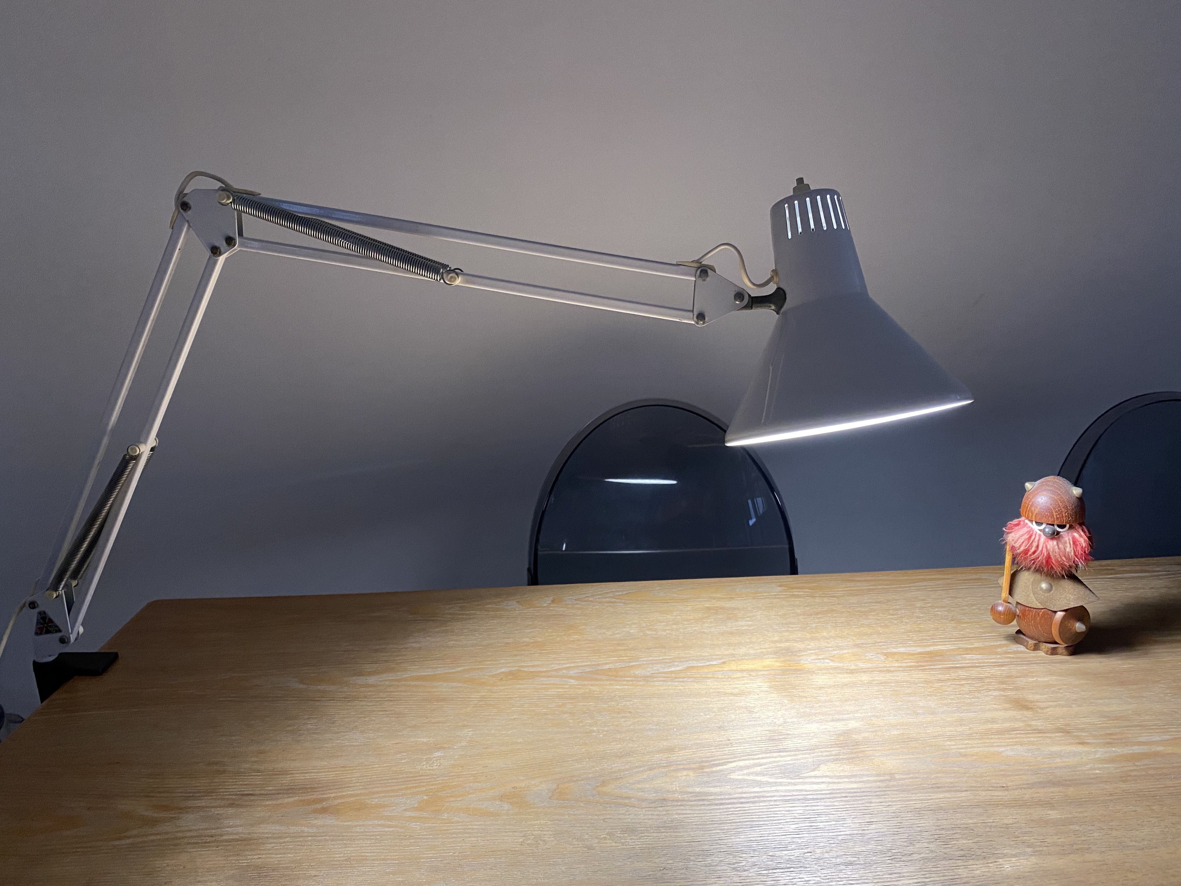 Desk lamp architect twist T1 italy vintage 70s