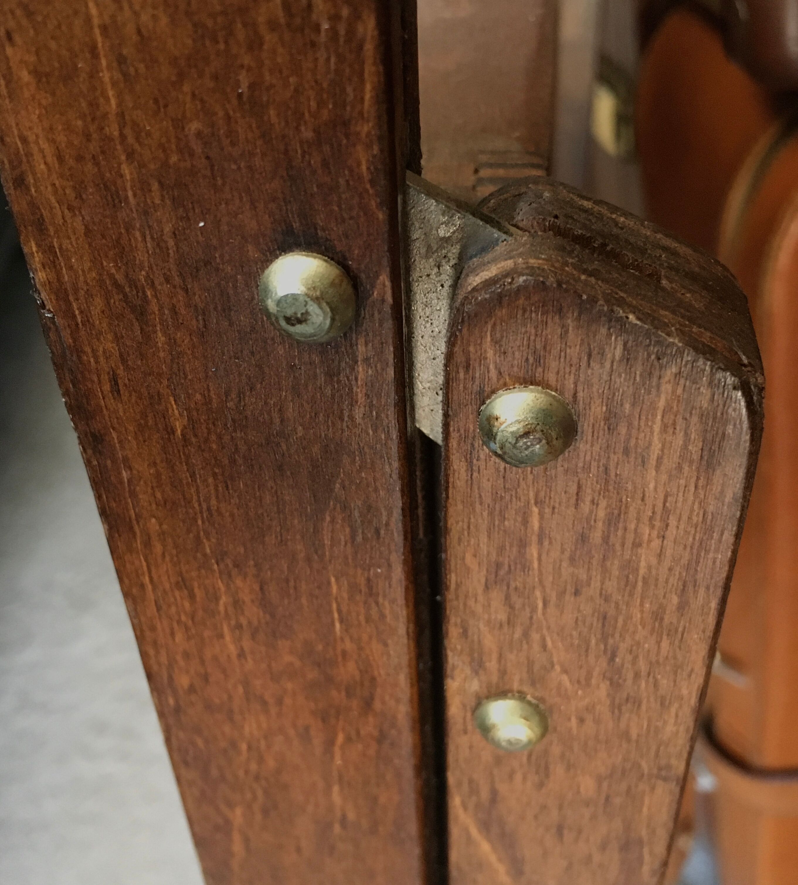 Folding wooden chair