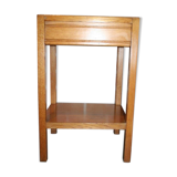 Vintage English bedside wood small format