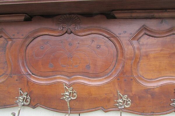 Old coat rack, 7 hooks