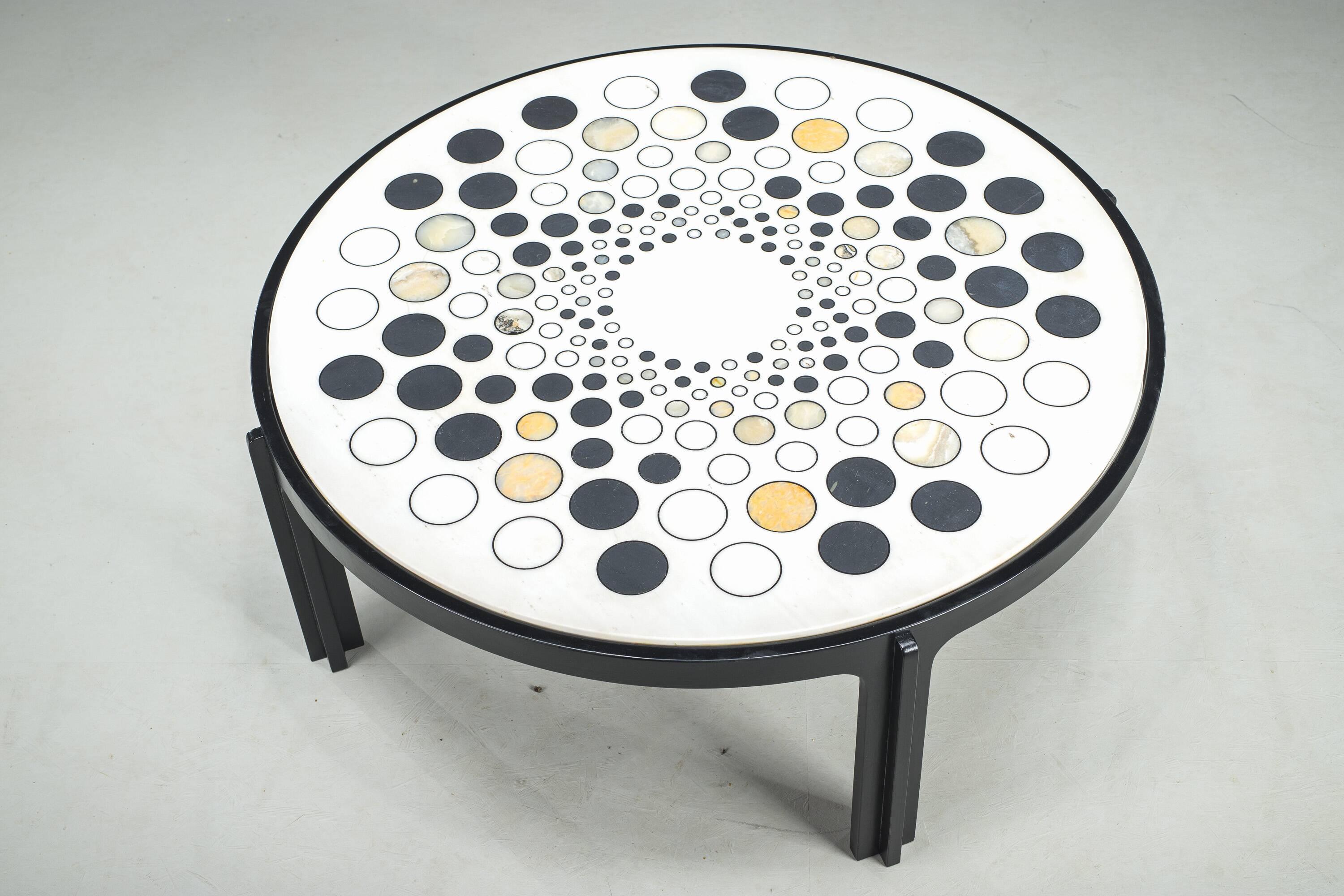 Vintage Ravenna Coffee Table in Marble by Heinz Lilienthal, 1970s