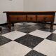 Rustic oak coffee table – Apothecary spirit – 19th century