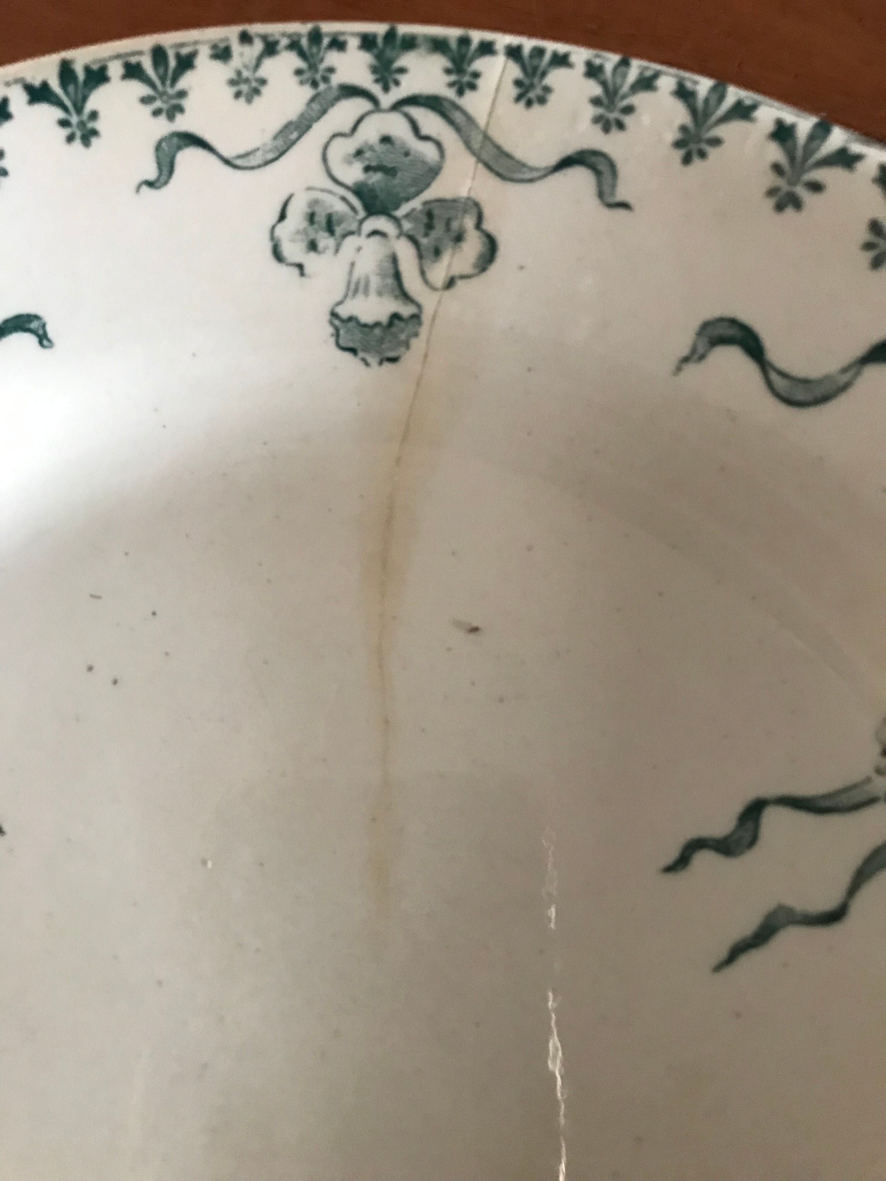 Flat plates in Gien Porcelain "Venice"