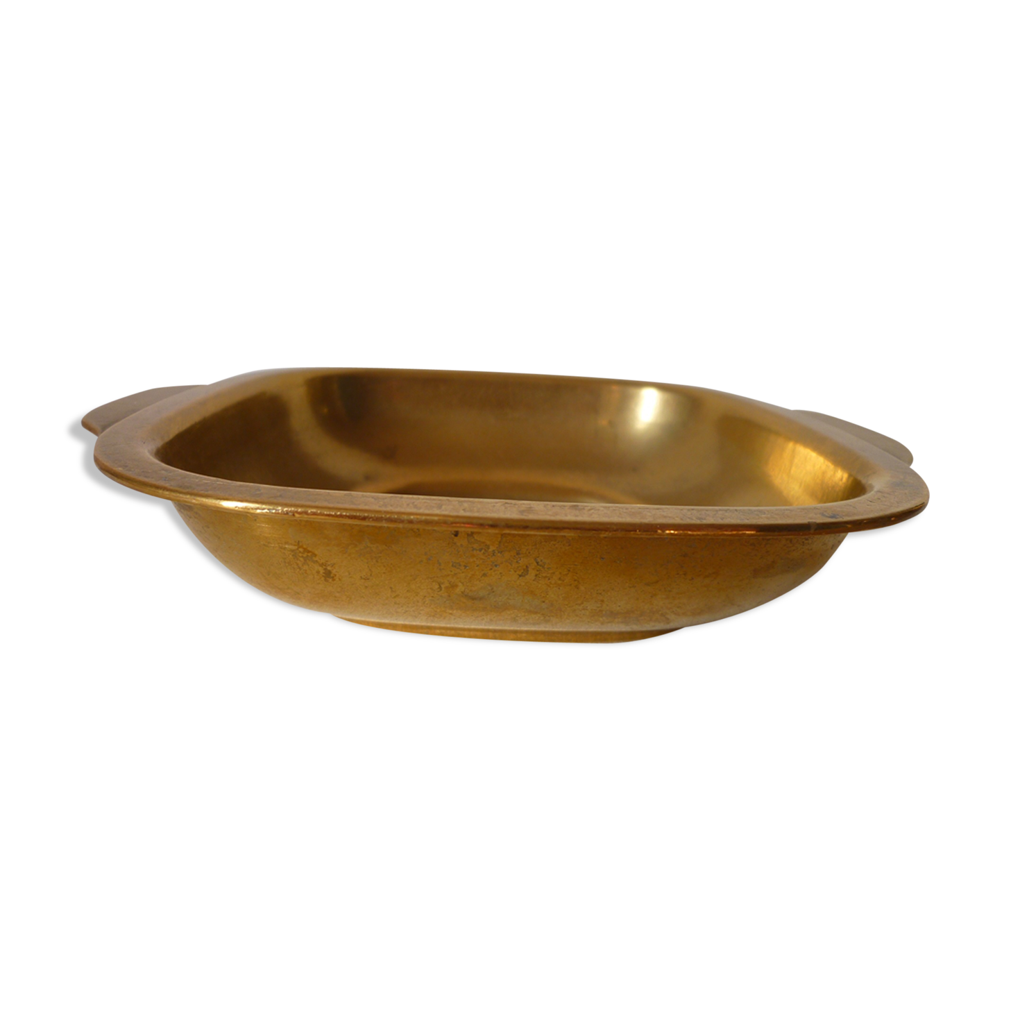 Vacuum plant decoration solid brass pocket