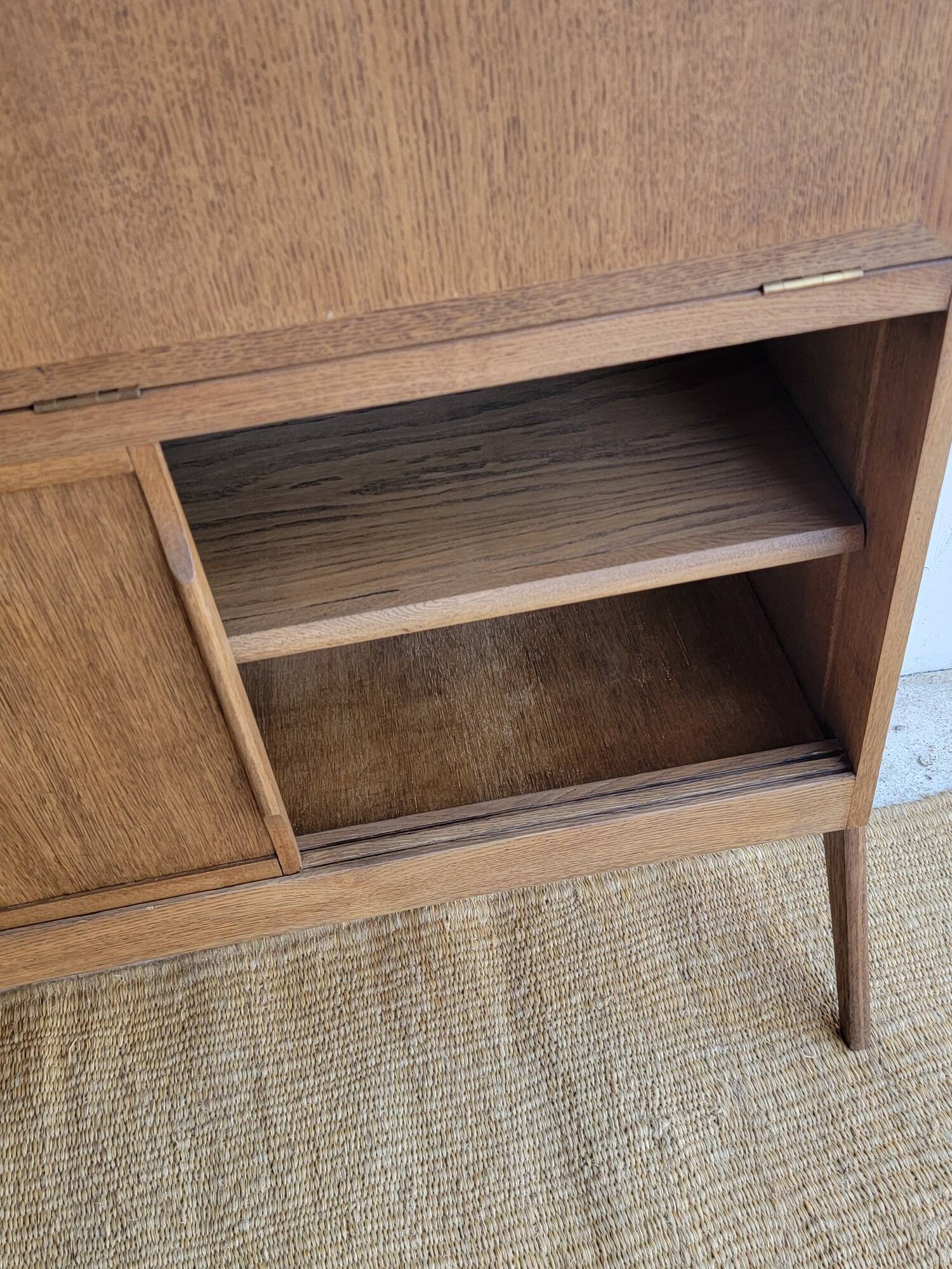 Vintage secretary with compass legs