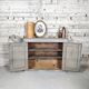 Patinated grey Parisian buffet