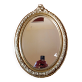 Antique oval mirror