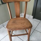 Old solid wood children's chair