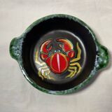 Shallow dish or ceramic serving dish by Gabriel Fourmaintraux.